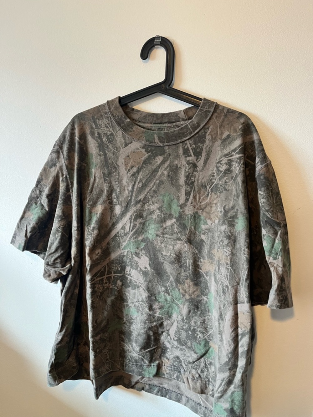 Abercrombie & Fitch Men's Short Sleeve Camouflage Tee - Green/Brown/Gray